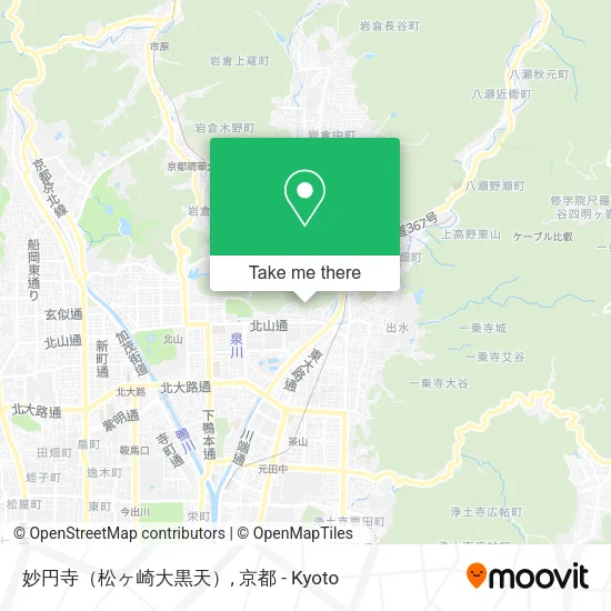 Myoen-ji (Matsugasaki Daikoku Temple) map