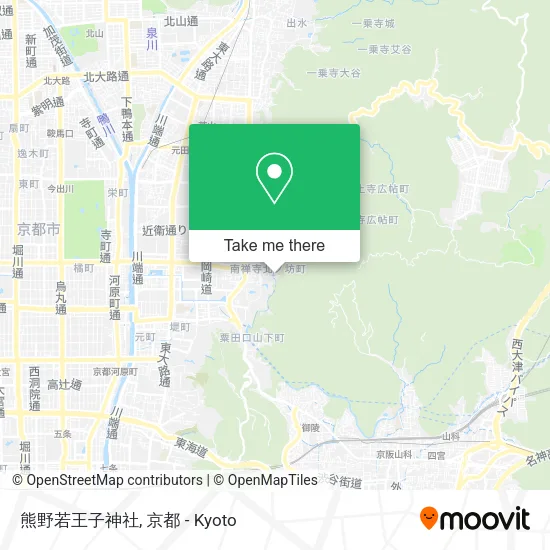 熊野若王子神社 map