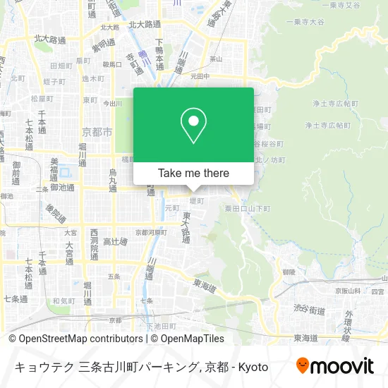 キョウテク 三条古川町パーキング map