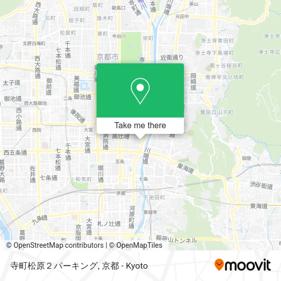 寺町松原２パーキング map