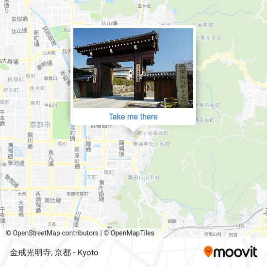 金戒光明寺 map