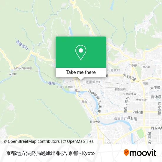 京都地方法務局嵯峨出張所 map