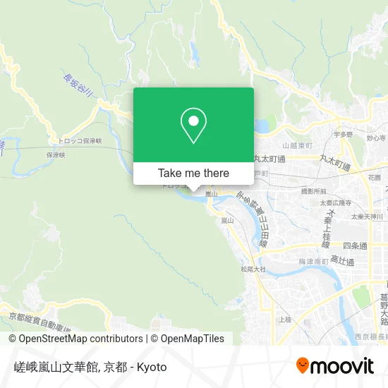 嵯峨嵐山文華館 map