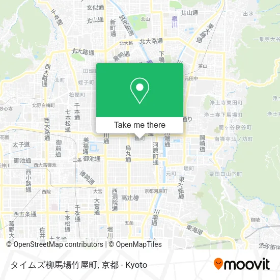 タイムズ柳馬場竹屋町 map