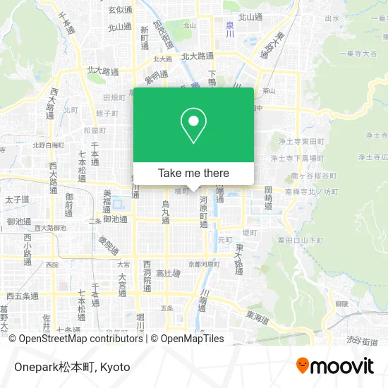 Onepark Matsumoto Town map