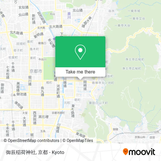御辰稲荷神社 map