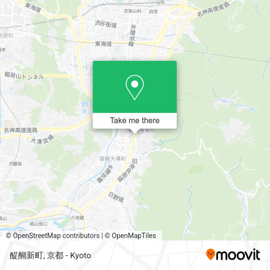 醍醐新町 map