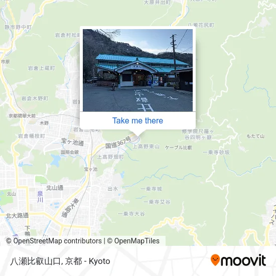 八瀬比叡山口 map