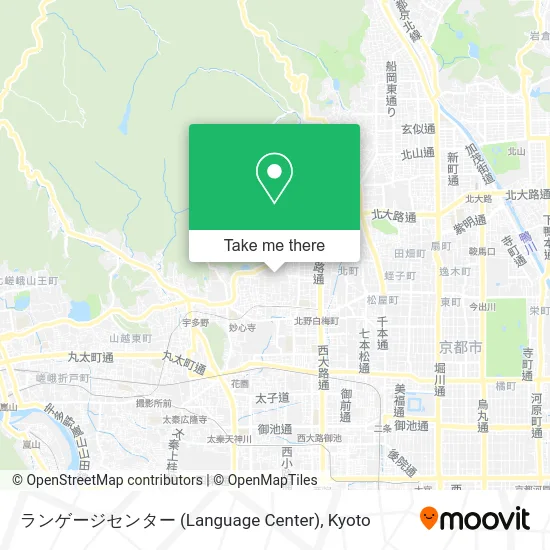 Language Center map