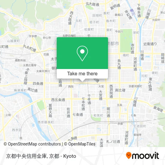 京都中央信用金庫 map