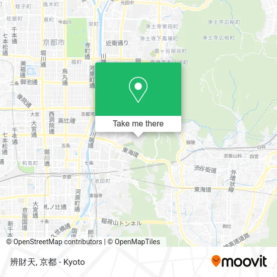 Benzaiten Shrine map