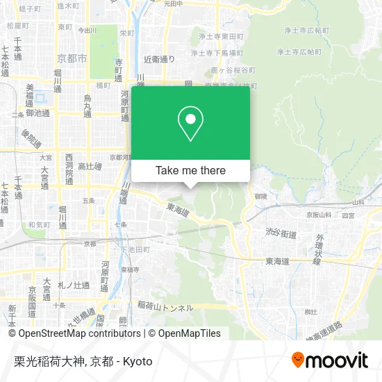 Kurimitu Inari Shrine map