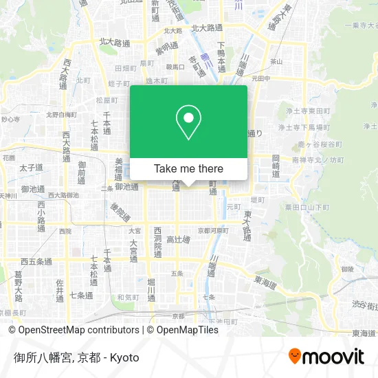 御所八幡宮 map