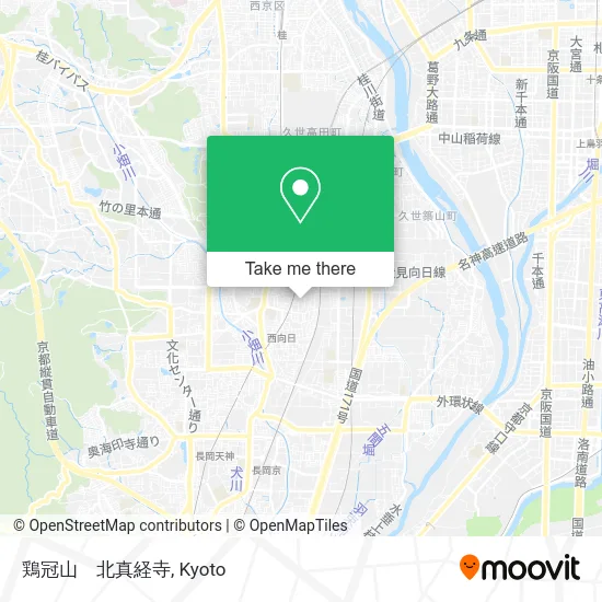 鶏冠山　北真経寺 map