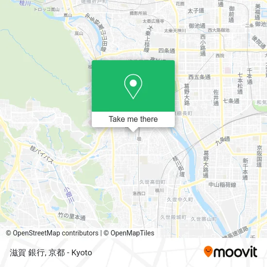 Shiga Bank map
