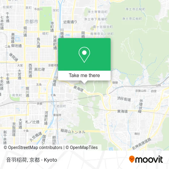 音羽稲荷 map
