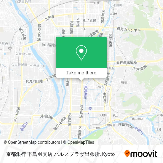 Kyoto Bank Shimotoba Branch Pulse Plaza Branch map