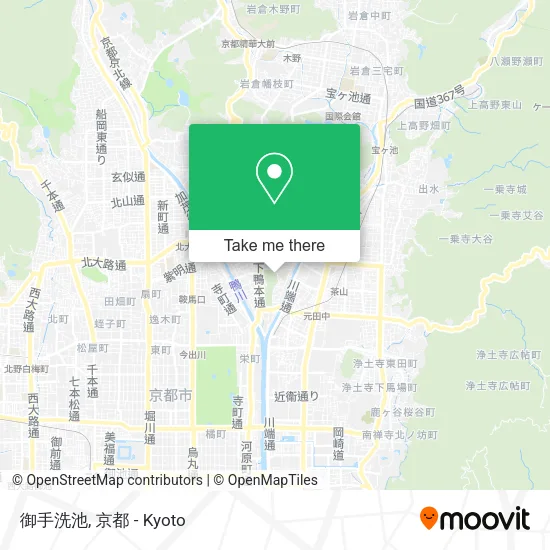 御手洗池 map
