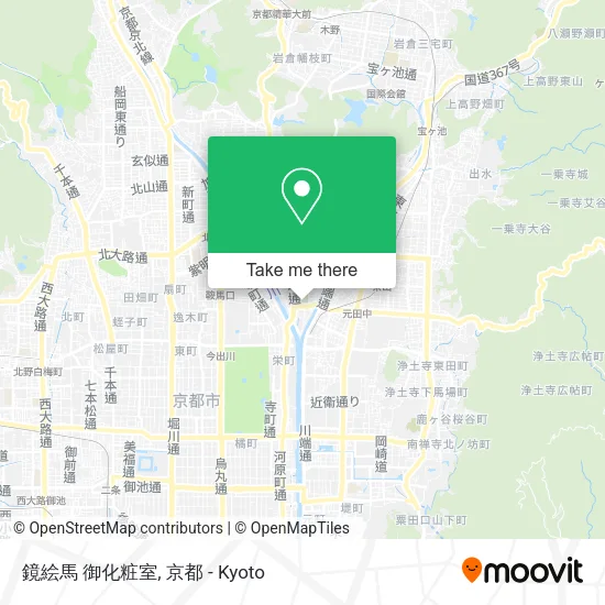 鏡絵馬 御化粧室 map