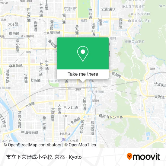 市立下京渉成小学校 map