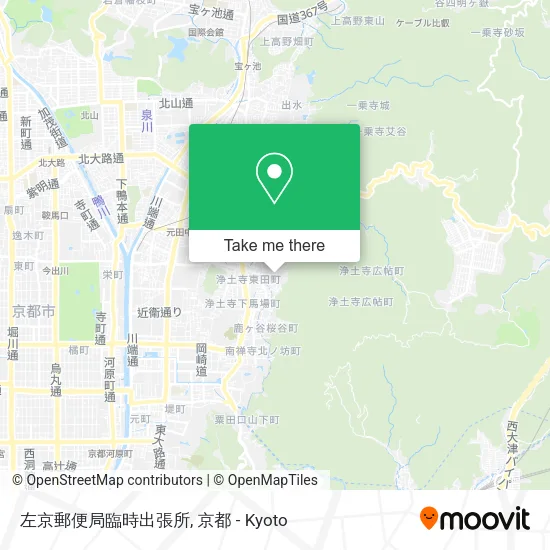 左京郵便局臨時出張所 map