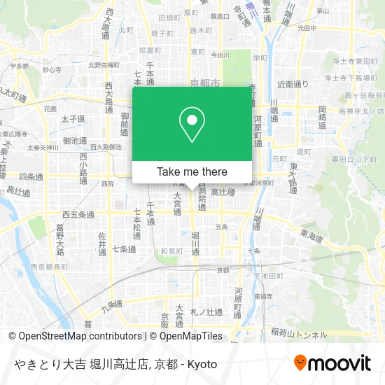 やきとり大吉 堀川高辻店 map