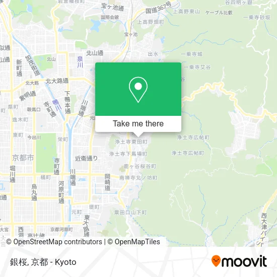 銀桜 map
