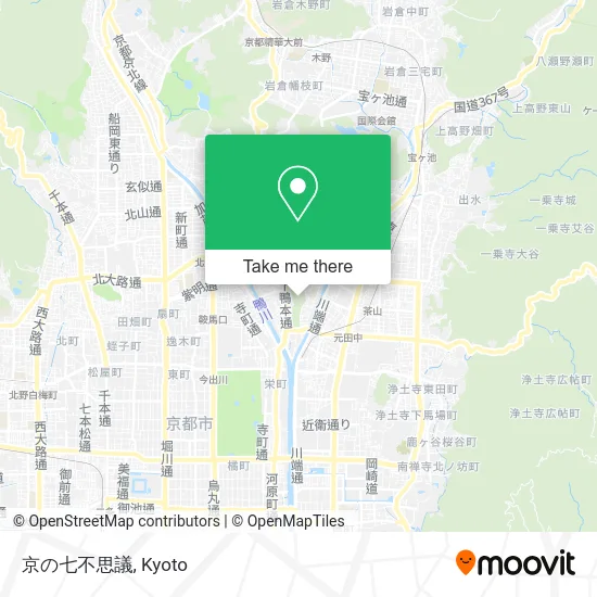 京の七不思議 map