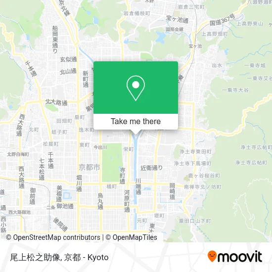 尾上松之助像 map