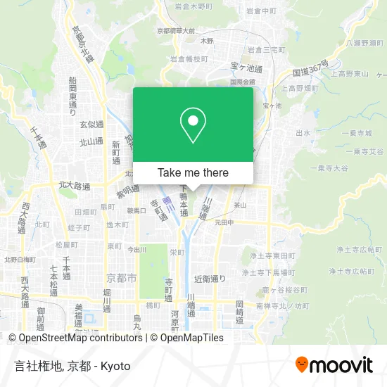 言社権地 map