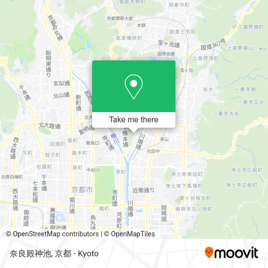 Nara Palace Divine Pond map