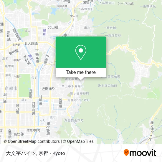 Daimoji Heights map