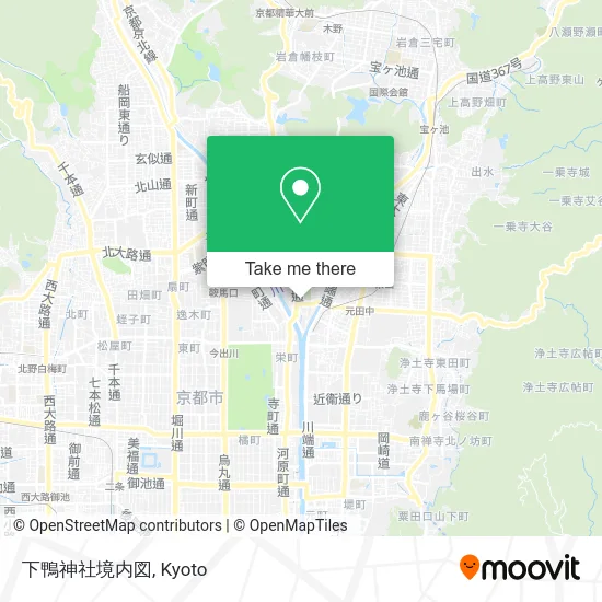 下鴨神社境内図 map