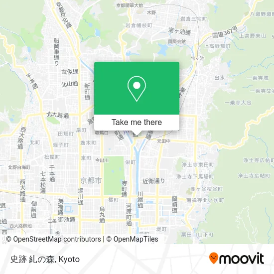 史跡 糺の森 map