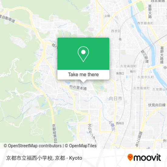 京都市立福西小学校 map