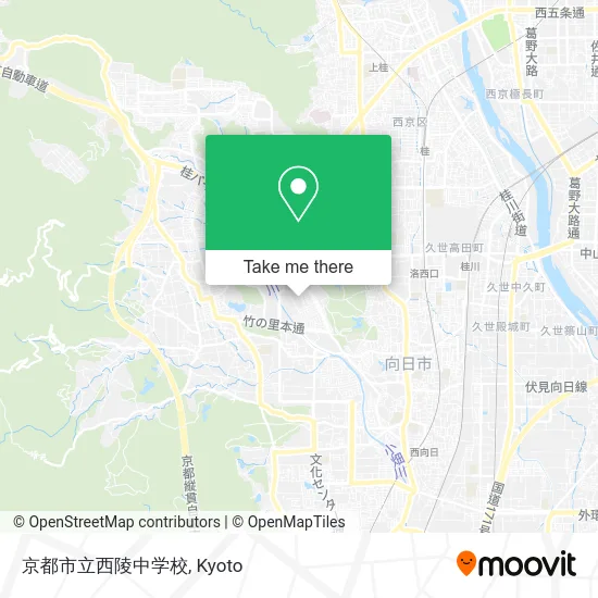 京都市立西陵中学校 map