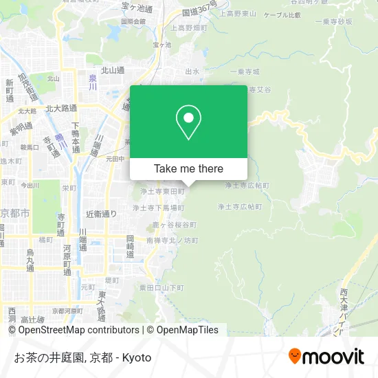 お茶の井庭園 map