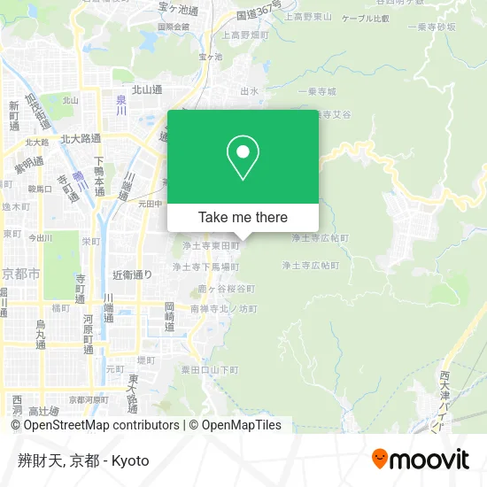 Benzaiten Shrine map