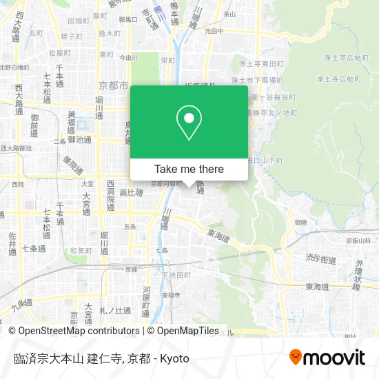 臨済宗大本山 建仁寺 map