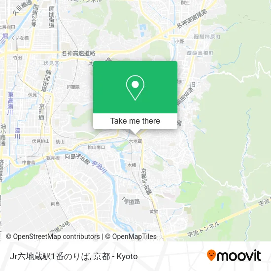 Jr六地蔵駅1番のりば map