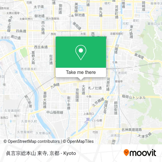 眞言宗総本山 東寺 map