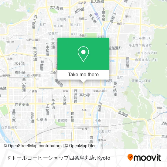 Doutor Coffee Shop Shijo Karasuma Branch map