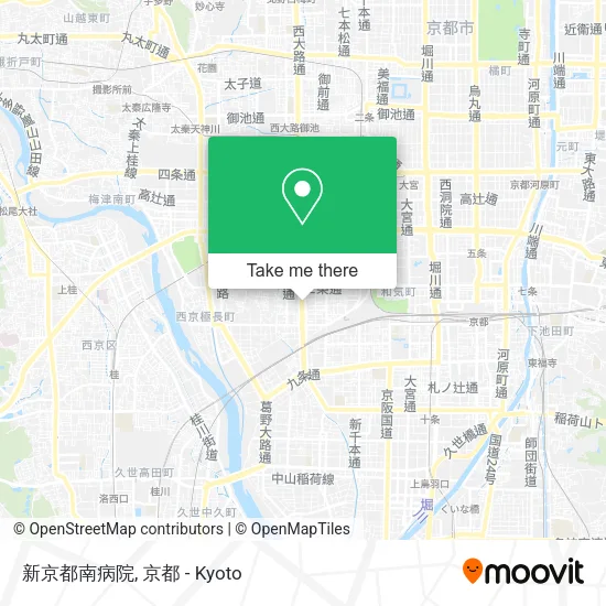新京都南病院 map