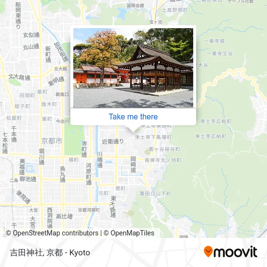 吉田神社 map