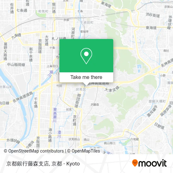 京都銀行藤森支店 map