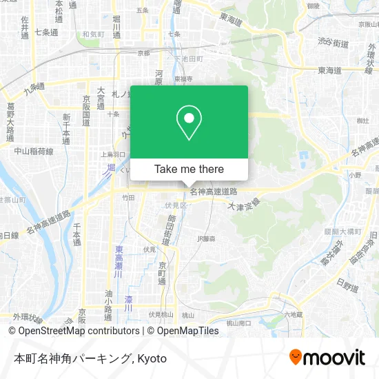 Honmachi Meishin Corner Parking map
