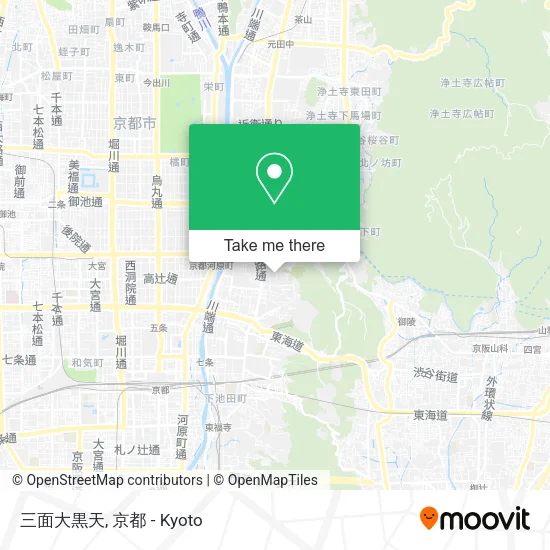 Three-Sided Great Black Heavenly King map