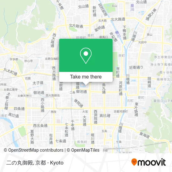 二の丸御殿 map