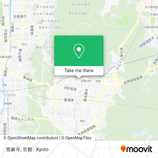 當麻寺 map