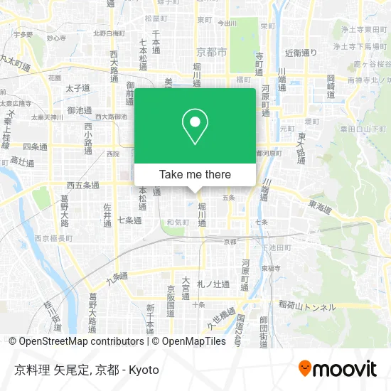 京料理 矢尾定 map